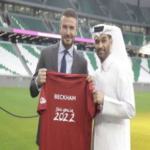 Katarn Futbol Kalelerini Beckham tantt