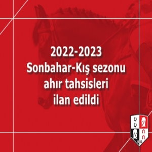 2022-2023 Sonbahar-K sezonu ahr tahsisleri ilan edildi