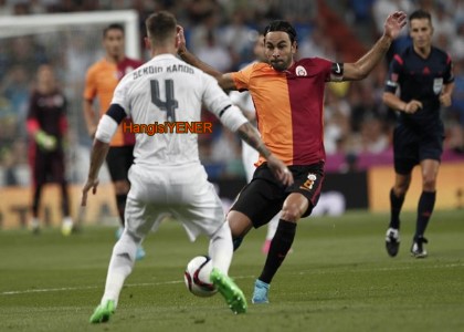 Galatasaray, Santiago Bernabeu Kupasnda karlat Real Madride 2-1 malup oldu.