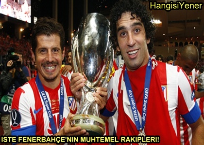 TE FENERBAHENN MUHTEMEL RAKPLER!