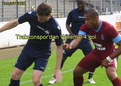 Trabzonspordan Willeme 4 gol.